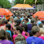 BERN, 12JUN16 - Bern im Lauffieber: Ueber 15'000 laufbegeisterte Frauen treten in den verschiedenen Kategorien zu den Rennen in und um die Berner Altstadt an. Impression vom 30. Schweizer Frauenlauf in Bern am 12. Juni 2016.
Impression of the 30th Swiss Women's Run in Bern, Switzerland, June 12, 2016. With more than 16,000 participants, the Swiss Women's Run is the largest women's sports event in Switzerland.
swiss-image.ch/Photo Andy Mettler