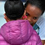 BERN, 12JUN16 - Siegerin Helen Tola Bekele (R) aus Petit-Lancy freut sich ueber ihre Leistung ueber 5 Kilometer anlaesslich des 30. Schweizer Frauenlauf in Bern am 12. Juni 2016.
Impression of the 30th Swiss Women's Run in Bern, Switzerland, June 12, 2016. With more than 16,000 participants, the Swiss Women's Run is the largest women's sports event in Switzerland.
swiss-image.ch/Photo Michael Buholzer