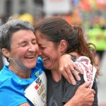 BERN, 12JUN16 - Gluecklich ueber die vollbrachte Leistung: Laeuferinnen freuen sich ueber die Zielankunft anlaesslich des 30. Schweizer Frauenlauf in Bern am 12. Juni 2016.
Impression of the 30th Swiss Women's Run in Bern, Switzerland, June 12, 2016. With more than 16,000 participants, the Swiss Women's Run is the largest women's sports event in Switzerland.
swiss-image.ch/Photo Michael Buholzer