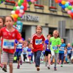 BERN, 12JUN16 - Lauffest fuer die Kleinsten: Die Maedchen der Kategorie 'Girls Sprint' rennen die 500 Meter Strecke. Impression vom 30. Schweizer Frauenlauf durch die Berner Innenstadt am 12. Juni 2016.
Impression of the 30th Swiss Women's Run in Bern, Switzerland, June 12, 2016. With more than 16,000 participants, the Swiss Women's Run is the largest women's sports event in Switzerland.
swiss-image.ch/Photo Michael Buholzer