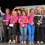 BERN, 12JUN16 - Bern im Lauffieber: Ueber 15'000 laufbegeisterte Frauen und Maedchen  starteten in verschiedenen Kategorien zu den Rennen in und um die Berner Altstadt an. Spass und Freude am Laufen praegten die Stimmung, der einige Regentropfen nichts anhaben konnten. Impression vom 30. Schweizer Frauenlauf in Bern am 12. Juni 2016.
Impression of the 30th Swiss Women's Run in Bern, Switzerland, June 12, 2016. With more than 16,000 participants, the Swiss Women's Run is the largest women's sports event in Switzerland.
swiss-image.ch/Photo Michael Buholzer