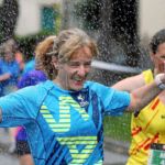 BERN, 12JUN16 - Nur fuer Frauenfuesse: Strassen und Wege gehoeren auf der 10 km Strecke den Laeuferinnen des 30. Schweizer Frauenlauf in Bern am 12. Juni 2016.Impression of the 30th Swiss Women's Run in Bern, Switzerland, June 12, 2016. With more than 16,000 participants, the Swiss Women's Run is the largest women's sports event in Switzerland.swiss-image.ch/Photo Andy Mettler