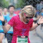 BERN, 12JUN16 - Nur fuer Frauenfuesse: Strassen und Wege gehoeren auf der 10 km Strecke den Laeuferinnen des 30. Schweizer Frauenlauf in Bern am 12. Juni 2016.Impression of the 30th Swiss Women's Run in Bern, Switzerland, June 12, 2016. With more than 16,000 participants, the Swiss Women's Run is the largest women's sports event in Switzerland.swiss-image.ch/Photo Andy Mettler