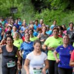 BERN, 12JUN16 - Nur fuer Frauenfuesse: Strassen und Wege gehoeren auf der 10 km Strecke den Laeuferinnen des 30. Schweizer Frauenlauf in Bern am 12. Juni 2016.Impression of the 30th Swiss Women's Run in Bern, Switzerland, June 12, 2016. With more than 16,000 participants, the Swiss Women's Run is the largest women's sports event in Switzerland.swiss-image.ch/Photo Andy Mettler