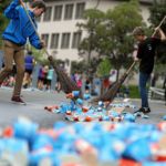 BERN, 12JUN16 - Nur fuer Frauenfuesse: Strassen und Wege gehoeren auf der 10 km Strecke den Laeuferinnen des 30. Schweizer Frauenlauf in Bern am 12. Juni 2016.Impression of the 30th Swiss Women's Run in Bern, Switzerland, June 12, 2016. With more than 16,000 participants, the Swiss Women's Run is the largest women's sports event in Switzerland.swiss-image.ch/Photo Andy Mettler
