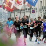 BERN, 12JUN16 - Bern im Lauffieber: Ueber 15'000 laufbegeisterte Frauen treten in den verschiedenen Kategorien zu den Rennen in und um die Berner Altstadt an. Impression vom 30. Schweizer Frauenlauf in Bern am 12. Juni 2016.Impression of the 30th Swiss Women's Run in Bern, Switzerland, June 12, 2016. With more than 16,000 participants, the Swiss Women's Run is the largest women's sports event in Switzerland.swiss-image.ch/Photo Andy Mettler