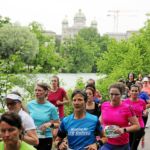 BERN, 12JUN16 - Bern im Lauffieber: Ueber 15'000 laufbegeisterte Frauen treten in den verschiedenen Kategorien zu den Rennen in und um die Berner Altstadt an. Impression vom 30. Schweizer Frauenlauf in Bern am 12. Juni 2016.Impression of the 30th Swiss Women's Run in Bern, Switzerland, June 12, 2016. With more than 16,000 participants, the Swiss Women's Run is the largest women's sports event in Switzerland.swiss-image.ch/Photo Andy Mettler