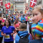 BERN, 12JUN16 - Bern im Lauffieber: Ueber 15'000 laufbegeisterte Frauen treten in den verschiedenen Kategorien zu den Rennen in und um die Berner Altstadt an. Impression vom 30. Schweizer Frauenlauf in Bern am 12. Juni 2016.Impression of the 30th Swiss Women's Run in Bern, Switzerland, June 12, 2016. With more than 16,000 participants, the Swiss Women's Run is the largest women's sports event in Switzerland.swiss-image.ch/Photo Andy Mettler