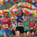 BERN, 12JUN16 - 10 km durch Bern sind geschafft: Freudig und/oder erschoepft laufen die Frauen ins Ziel beim Bundeshaus anlaesslich des 30. Schweizer Frauenlauf in Bern am 12. Juni 2016.Impression of the 30th Swiss Women's Run in Bern, Switzerland, June 12, 2016. With more than 16,000 participants, the Swiss Women's Run is the largest women's sports event in Switzerland.swiss-image.ch/Photo Michael Buholzer