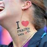 BERN, 12JUN16 - Gluecklich ueber die vollbrachte Leistung: Laeuferinnen freuen sich ueber die Zielankunft anlaesslich des 30. Schweizer Frauenlauf in Bern am 12. Juni 2016.Impression of the 30th Swiss Women's Run in Bern, Switzerland, June 12, 2016. With more than 16,000 participants, the Swiss Women's Run is the largest women's sports event in Switzerland.swiss-image.ch/Photo Michael Buholzer