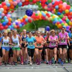 BERN, 12JUN16 - Start zum 10 km Lauf mit neuer Streckenfuehrung. Die Laeuferinnen starten in mehreren Bloecken auf der Monbijoustrasse - ein sehenswertes Schauspiel. Impression vom 30. Schweizer Frauenlauf in Bern am 12. Juni 2016.Impression of the 30th Swiss Women's Run in Bern, Switzerland, June 12, 2016. With more than 16,000 participants, the Swiss Women's Run is the largest women's sports event in Switzerland.swiss-image.ch/Photo Michael Buholzer