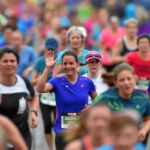 BERN, 12JUN16 - Bern im Lauffieber: Ueber 15'000 laufbegeisterte Frauen und Maedchen starteten in verschiedenen Kategorien zu den Rennen in und um die Berner Altstadt an. Spass und Freude am Laufen praegten die Stimmung, der einige Regentropfen nichts anhaben konnten. Impression vom 30. Schweizer Frauenlauf in Bern am 12. Juni 2016.Impression of the 30th Swiss Women's Run in Bern, Switzerland, June 12, 2016. With more than 16,000 participants, the Swiss Women's Run is the largest women's sports event in Switzerland.swiss-image.ch/Photo Michael Buholzer